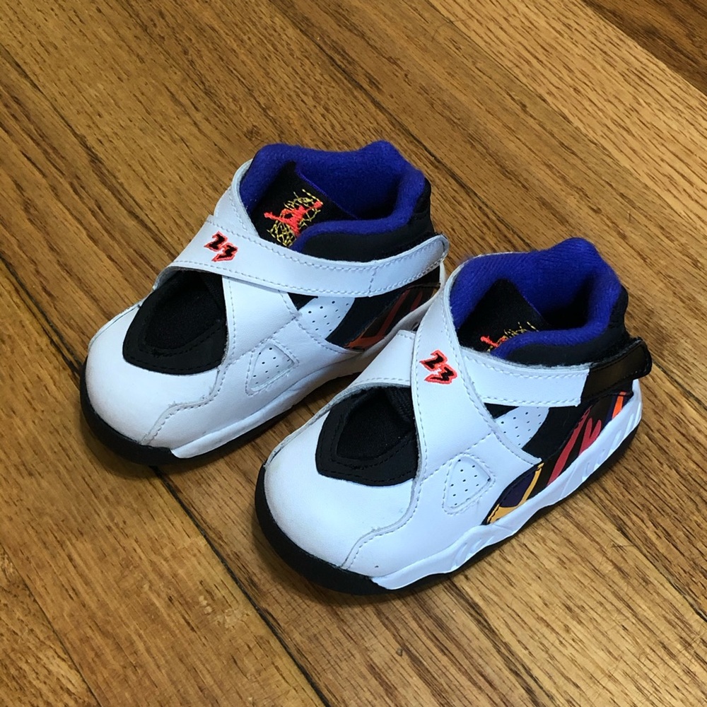Nike Air Jordan VIII 8 Retro BT White/Infrared 23